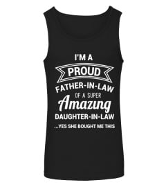 Funny Proud Father in Law Shirt Dad Fathers Day Gift Ideas