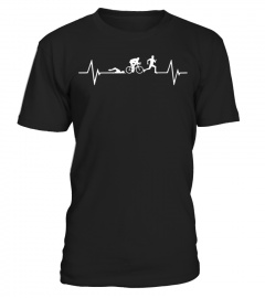 Triathlon Heartbeat Love T-Shirt