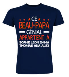 CE BEAU PAPA GÉNIAL APPARTIENT À TSHIRT PERSONNALISÉ