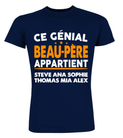 CE GÉNIAL BEAU PÈRE TSHIRT PERSONNALISÉ