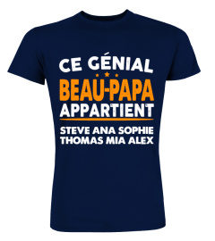 CE GÉNIAL BEAU PAPA TSHIRT PERSONNALISÉ