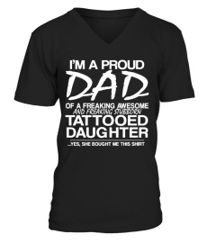 Proud Dad Stubborn Tattooed Daughter