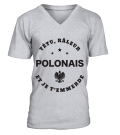 T-shirt têtu, râleur - Polonais