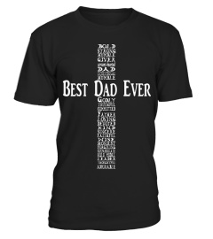 Best Dad Ever Tshirt Christian Dad