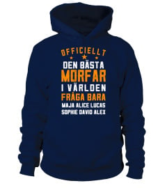 OFFICIELLT DEN BÄSTA MORFAR PERSONIFIERADE TSHIRT