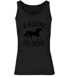 T-shirt je peux pas j'ai cheval