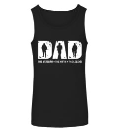 Dad The Veteran T-shirt Best