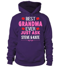 BEST GRANDMA EVER CUSTOM SHIRT HOODIE SWEATSHIRT