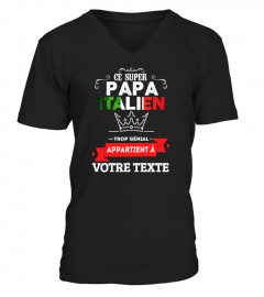 Personnalisable : Ce super papa italien appartient à "votre texte" | Cadeau T-Collector®