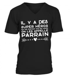 ✪ Parrain super héros t-shirt parrain ✪