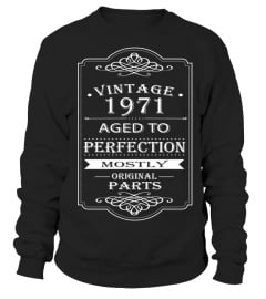 45th Birthday Gift 1971 Aged To Perfection HOT SHIRT