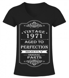 45th Birthday Gift 1971 Aged To Perfection HOT SHIRT