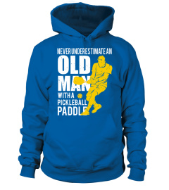 Never Underestimate an Old Man with A Pickleball Paddle T Shirt