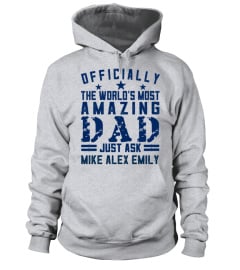 OFFICIALLY AMAZING DAD CUSTOM SHIRT