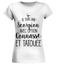 SCORPION AVEC CONNASSE ET TATOUEE