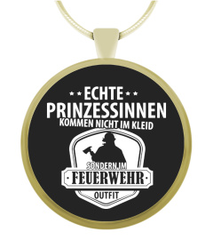 Feuerwehr Prinzessin  Halsketten 