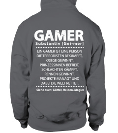 Gamer Shirt - Gamer Substantiv / Geschenk / Geschenkidee