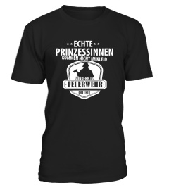 Feuerwehrfrauen Tshirt - Feuerwehrprinzessin