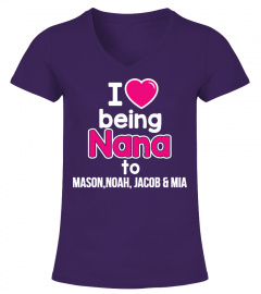 Custom Shirt -  I Love Being Nana