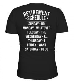 Retirement Schedule