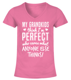 MY GRANDKIDS THINK I'M PERFECT