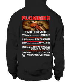 PLOMBIER TARIF HORAIRE