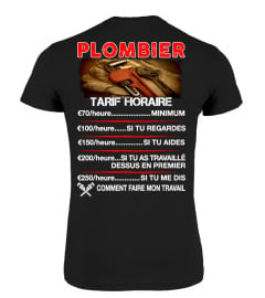 PLOMBIER TARIF HORAIRE