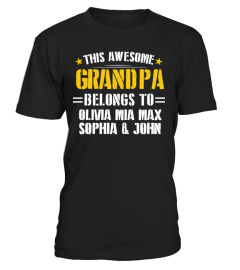 Custom - Awesome Grandfather Shirt