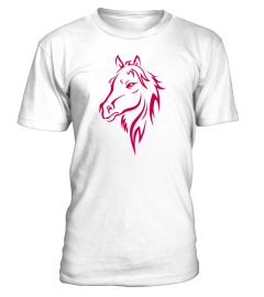 Beautiful Pink Horse Head Shirt