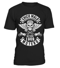 Chico malo motero desde 1969 camiseta