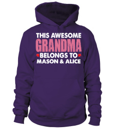 AWESOME GRANDMA CUSTOM SHIRT HOODIE SWEATSHIRT