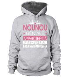 CETTE NOUNOU GÉNIALE APPARTIENT A TSHIRT PERSONNALISÉ