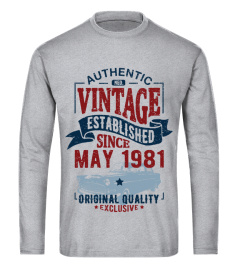 Vintage since may 1981