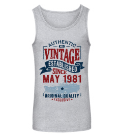 Vintage since may 1981