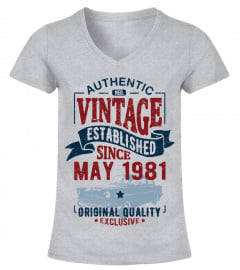 Vintage since may 1981