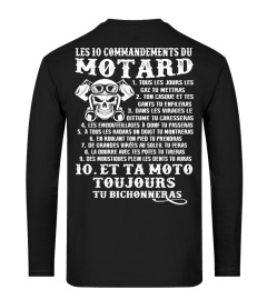 Les 10 Commandements Du Motard  T-shirt