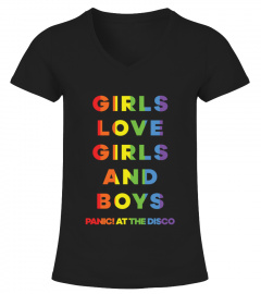 Girls Love Girls And Boys Gay Lesbian LGBT Pride T-Shirt