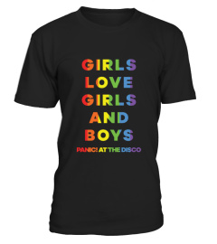 Girls Love Girls And Boys Gay Lesbian LGBT Pride T-Shirt