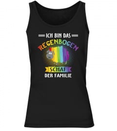 T-Shirt LGBT Gaypride Ich bin das Regenbogen Schaf der Familie