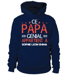 CE PAPA GÉNIAL APPARTIENT A TSHIRT PERSONNALISÉ