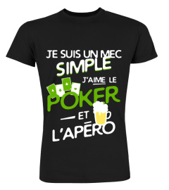 Poker - un mec simple