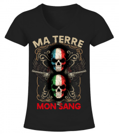 France Italie : Ma Terre Mon Sang | Cadeau T-Collector®
