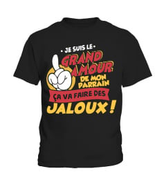 Body/T-Shirt Je suis le grand amour de mon Parrain ça va faire des jaloux | Cadeau T-Collector®