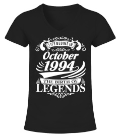 Life Begins in October 1994 T-shirt