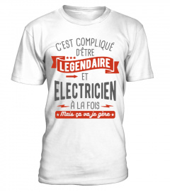 T-shirt electricien legendaire