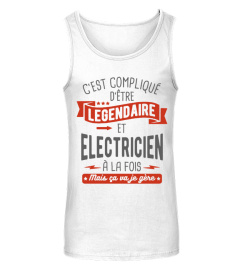 T-shirt electricien legendaire