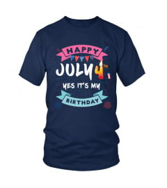 Happy 4th July It's My Birthday T shirt