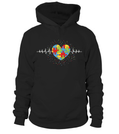 Autism Heart T Shirt Autism Awareness