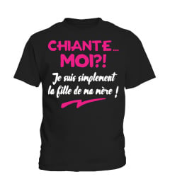 Body/T-Shirt Chiante moi !? je suis simplement la fille de ma mère | Cadeau T-Collector®