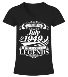 Life Begins in July 1949 T-shirt